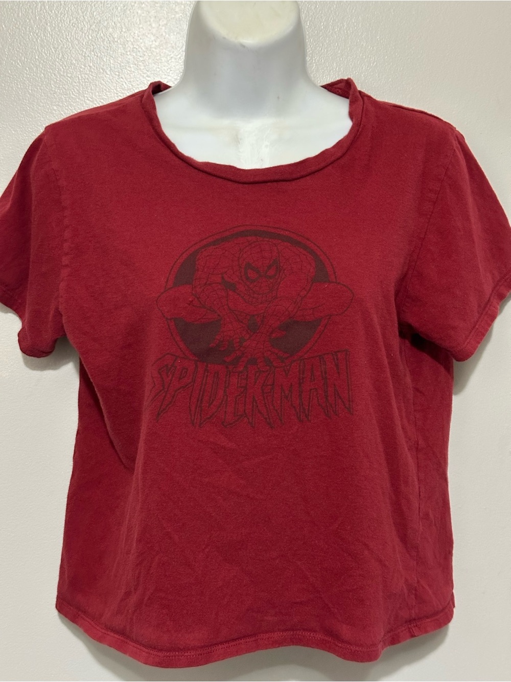 Marvel Spider‑Man Graphic Tee • Youth XL • Dark Red